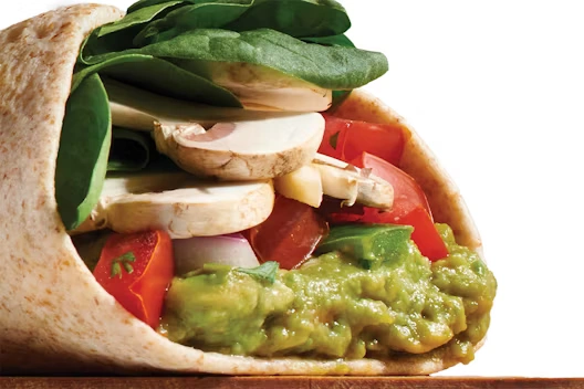 Spinach Veggie Wrap